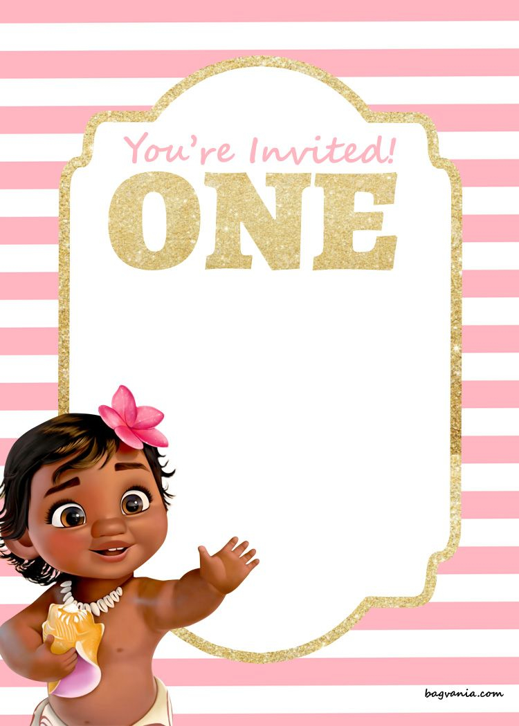 Free Printable Disney Princess 1st Birthday Invitations Templates within measurements 750 X 1050