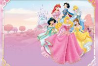 Free Printable Disney Princess Birthday Invitation Templates pertaining to sizing 1024 X 768