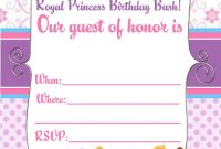 Free Printable Disney Princess Ticket Invitation Free Printable in sizing 800 X 1200