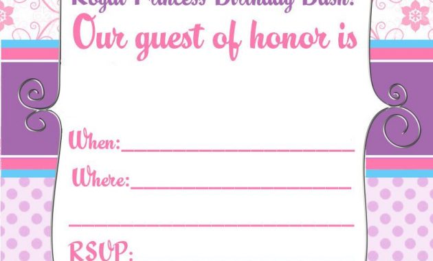 Free Printable Disney Princess Ticket Invitation Free Printable in sizing 800 X 1200