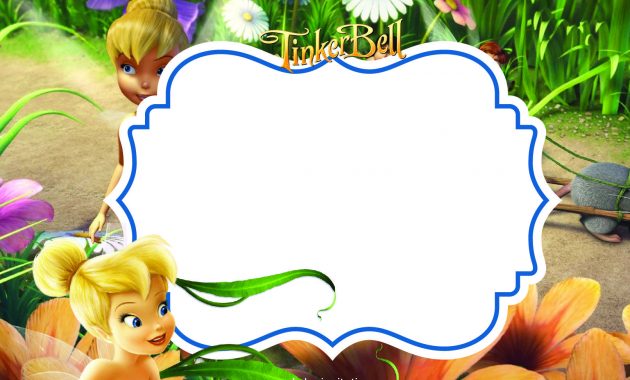 Free Printable Disney Tinkerbell Birthday Invitation Template inside dimensions 1612 X 1050