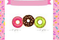 Free Printable Donuts Invitation Free Printable Birthday intended for proportions 1500 X 2100