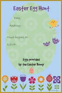 Free Printable Easter Egg Hunt Invitation Kid Blogger Network within measurements 1077 X 1600