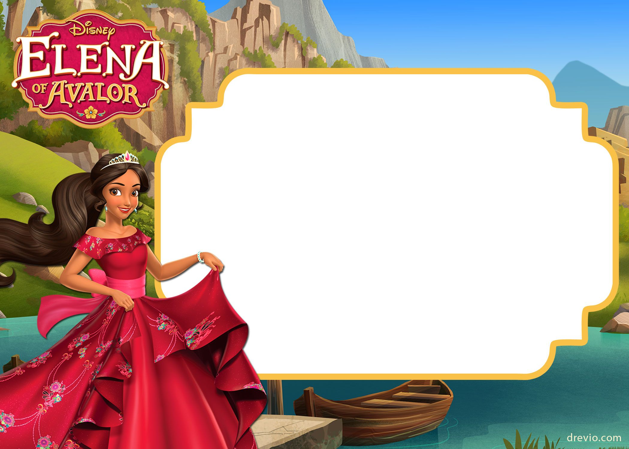 Free Printable Elena Of Avalor Invitation Free Printable regarding dimensions 2100 X 1500