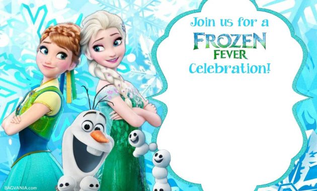 Free Printable Frozen Invitation Templates Bagvania Free Printable intended for measurements 1500 X 1073