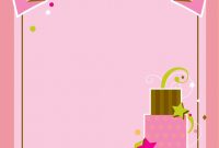 Free Printable Girl Fun Birthday Invitation Cake Cupcakes Free with regard to size 1082 X 1559