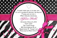 Free Printable Hot Pink Zebra Invitations Free Printable Zebra regarding measurements 1500 X 1071