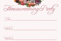 Free Printable Housewarming Party Invitations Housewarming intended for measurements 1024 X 1434