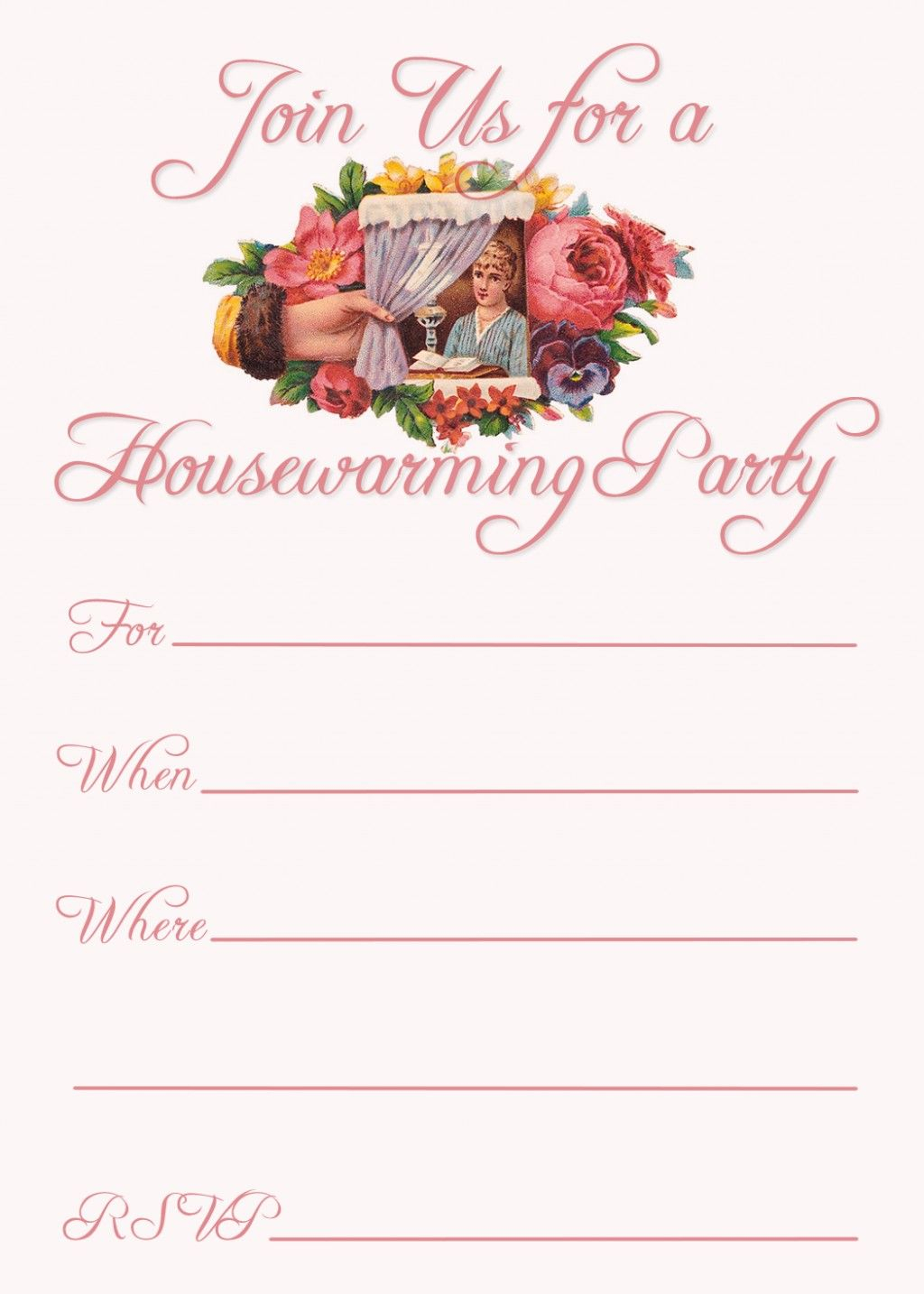 Free Printable Housewarming Party Invitations Housewarming intended for measurements 1024 X 1434