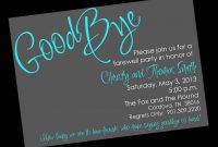 Free Printable Invitation Templates Going Away Party Party Ideas intended for proportions 1210 X 935