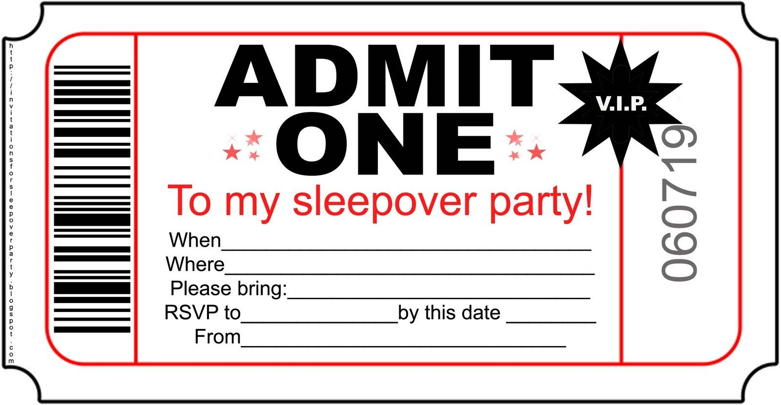 Free Printable Invitations For Kids Sleepover Invitationlayout regarding dimensions 1600 X 831