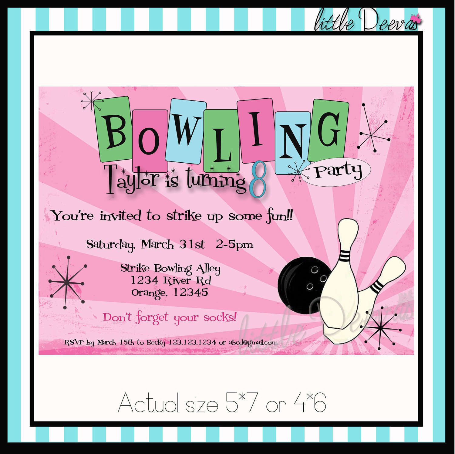 Free Printable Kids Bowling Party Invitations Download Get This throughout dimensions 1500 X 1496