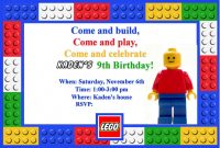 Free Printable Lego Birthday Invitations Slctn Online intended for proportions 1592 X 1081