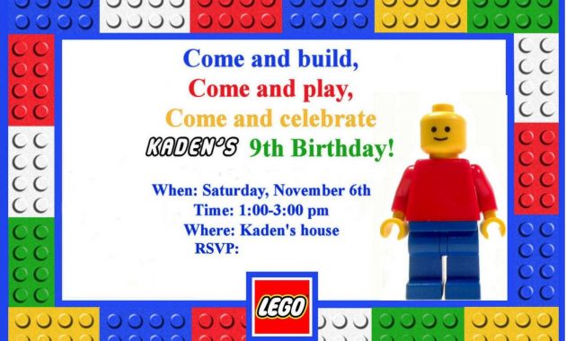 Free Printable Lego Birthday Invitations Slctn Online intended for proportions 1592 X 1081