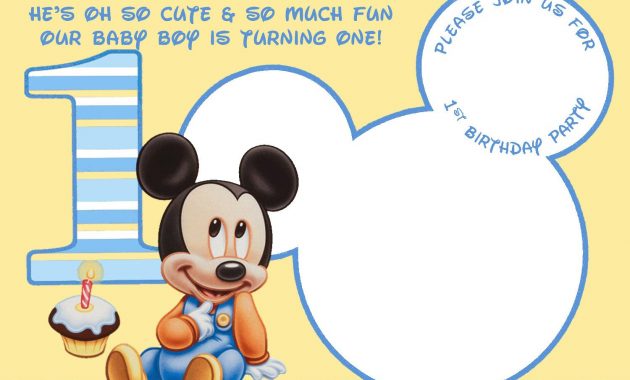 Free Printable Mickey Mouse Invitations Exclusive Free in measurements 1500 X 1071