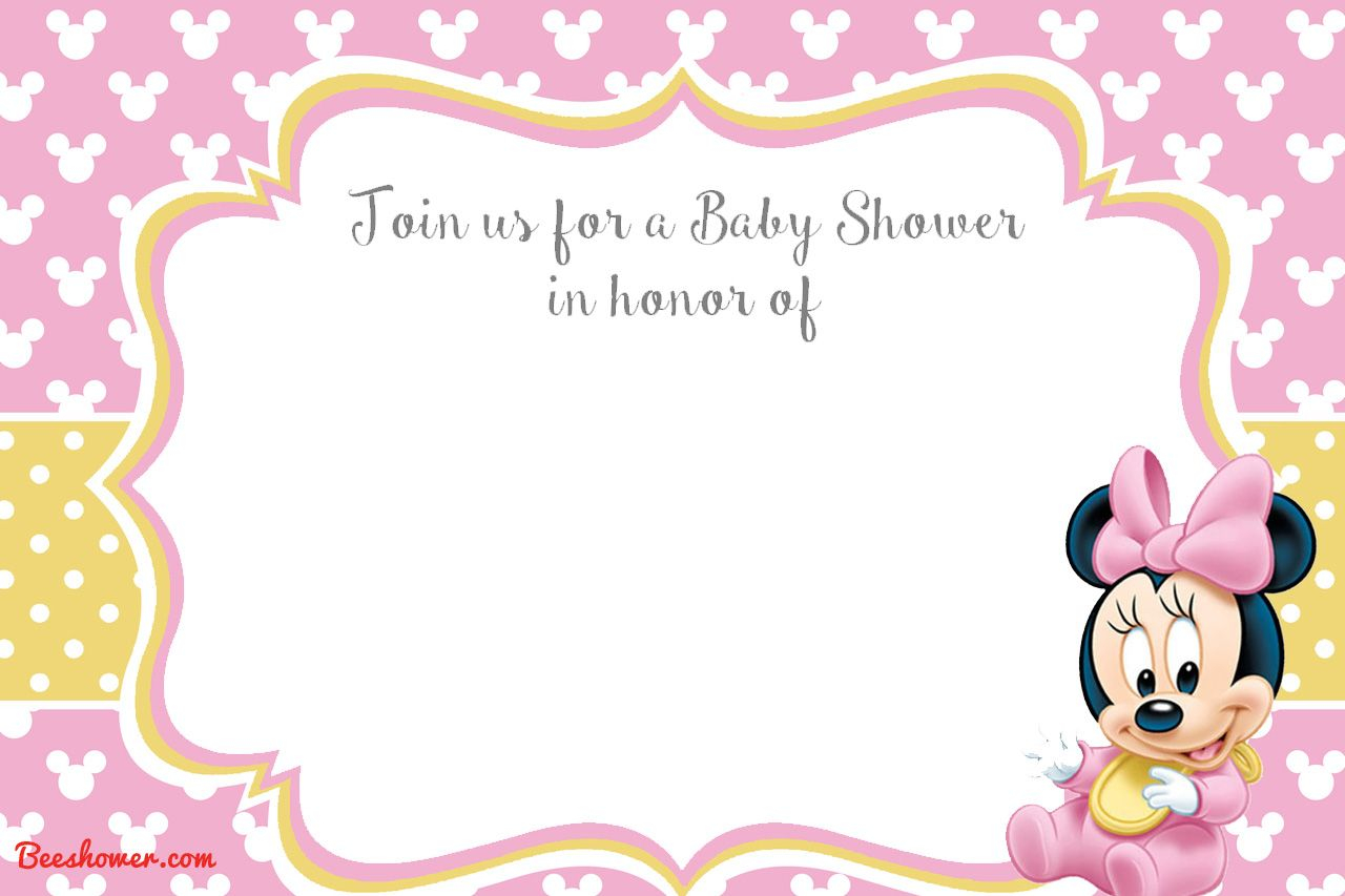 Free Printable Minnie Mouse 1st Invitation Talli Mickey Mouse for proportions 1280 X 853