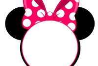 Free Printable Minnie Mouse Pinky Birthday Invitation Free regarding size 3600 X 3344