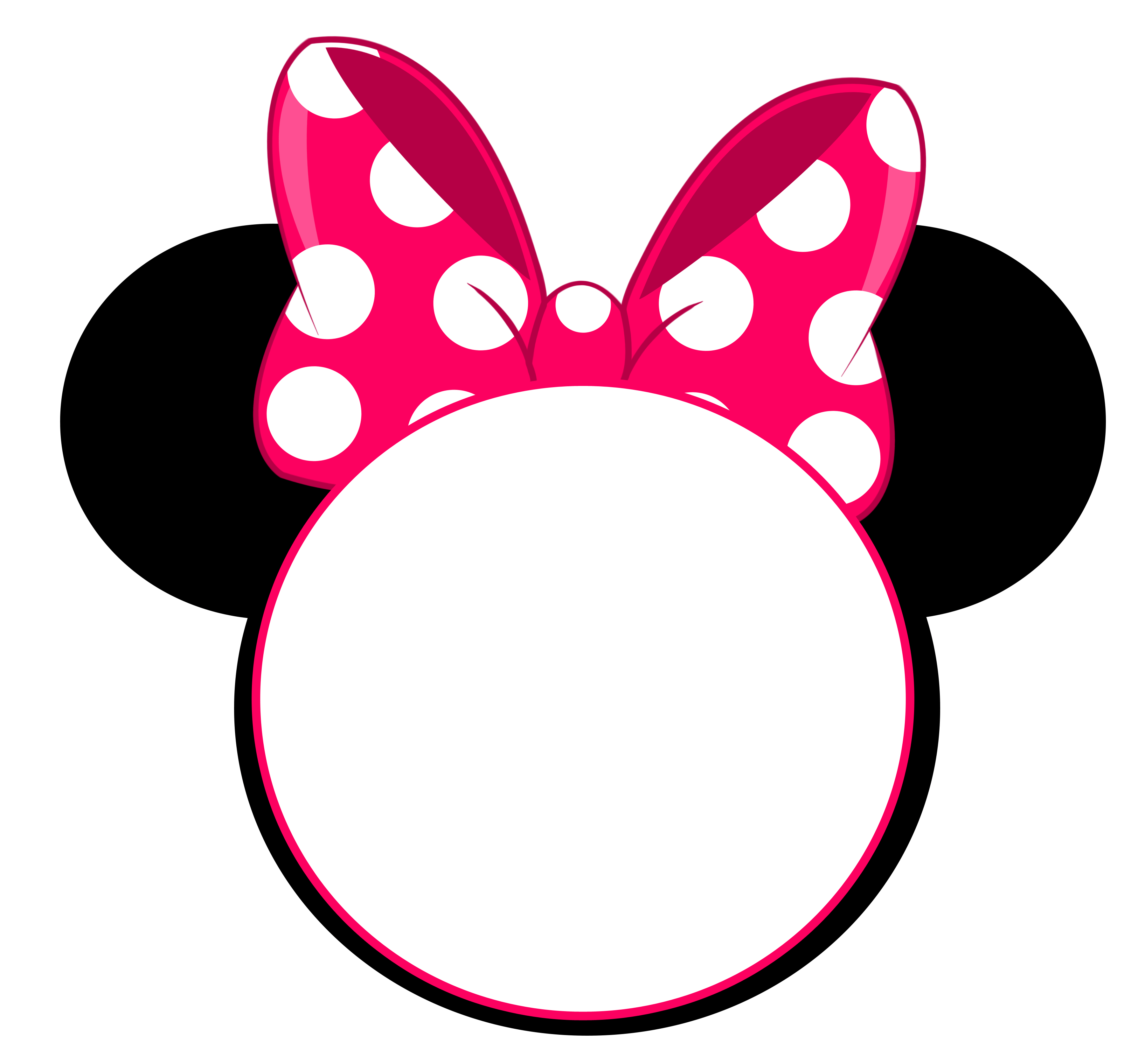 Free Printable Minnie Mouse Pinky Birthday Invitation Free regarding size 3600 X 3344