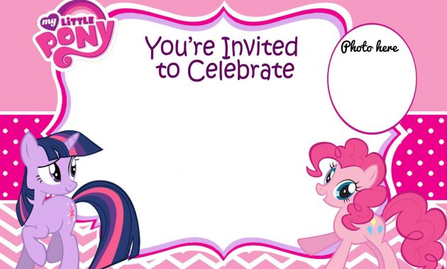 Free Printable My Little Pony Birthday Invitation Graphics My for sizing 1600 X 1067