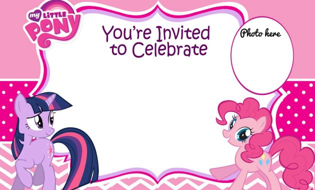 Free Printable My Little Pony Birthday Invitation Graphics My throughout dimensions 1600 X 1067