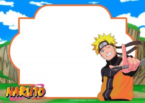 Free Printable Naruto Birthday Invitation Free Printable for measurements 2100 X 1500