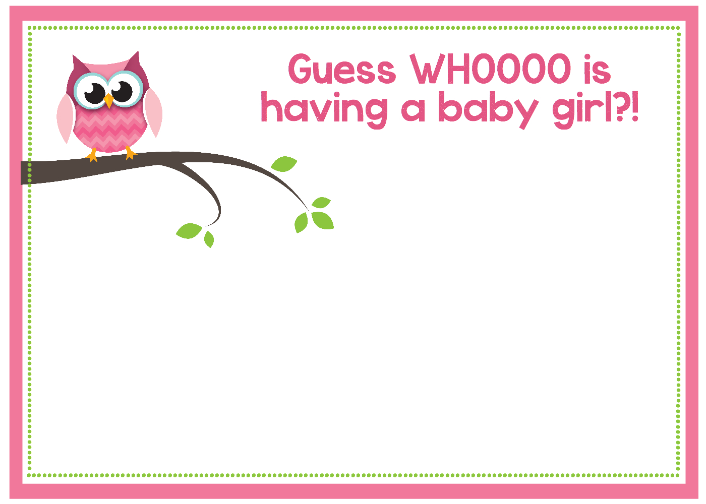 Free Printable Owl Ba Shower Invitations Other Printables throughout measurements 1400 X 1000