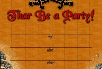 Free Printable Party Invitations Skull And Crossbones Pirate throughout proportions 1143 X 1600