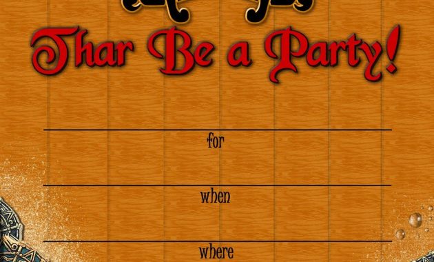 Free Printable Party Invitations Skull And Crossbones Pirate throughout proportions 1143 X 1600