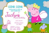 Free Printable Peppa Pig Invitation Free Printable Birthday inside dimensions 2100 X 1500