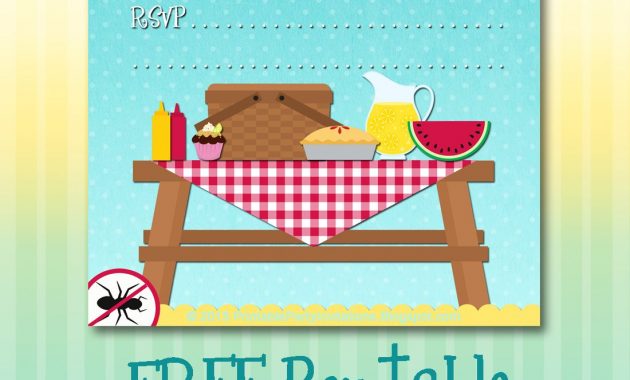 Free Printable Picnic Invitation Party Printables Picnic pertaining to dimensions 1100 X 1800