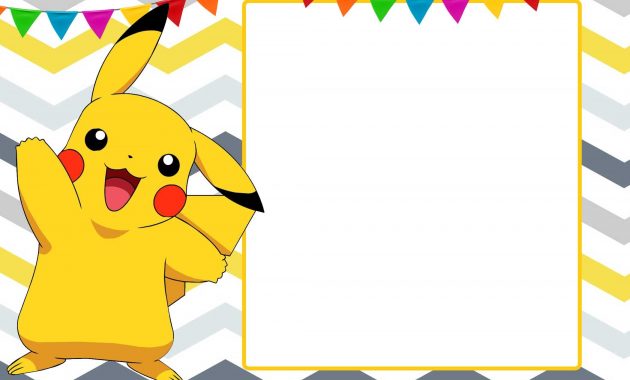 Free Printable Pokemon Invitation Templates Birthday Party Party throughout proportions 2100 X 1500