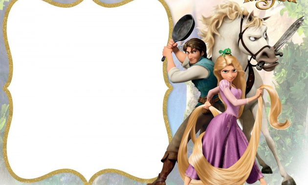 Free Printable Princess Rapunzel Invitation Free Printable pertaining to proportions 2100 X 1500