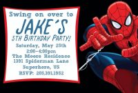Free Printable Spiderman Birthday Invitation Templates Hair In in size 1400 X 1000
