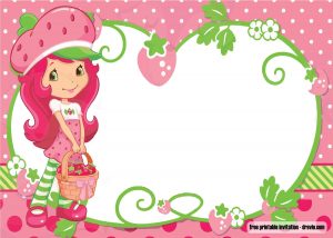 Free Printable Strawberry Shortcake Invitation Free Printable for sizing 2100 X 1500