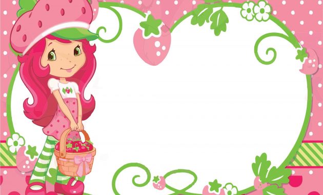 Free Printable Strawberry Shortcake Invitation Free Printable for sizing 2100 X 1500