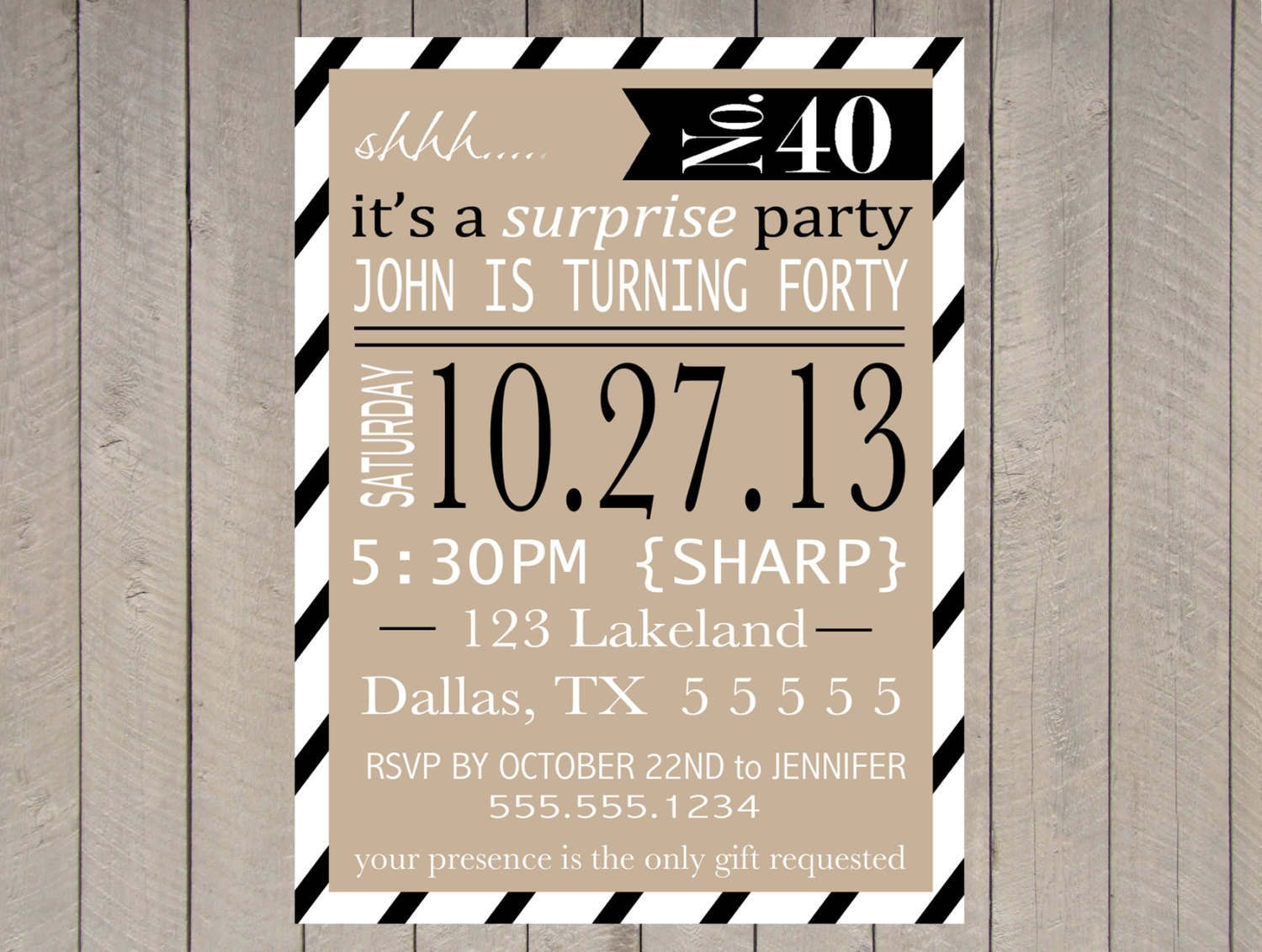Free Printable Surprise Party Invitation Templates Invitations In with measurements 1500 X 1132
