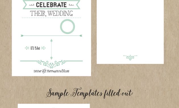 Free Printable Wedding Invitation Template Wedding Free Wedding inside measurements 894 X 1627