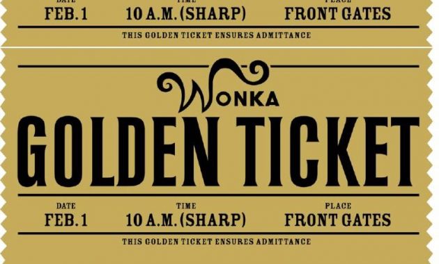 Free Printable Willy Wonkas Golden Ticket Need To Have A Scrbd with regard to proportions 768 X 1024