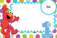 Free Sesame Street 1st Birthday Invitation Free Printable inside size 2100 X 1500