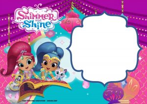 Free Shimmer And Shine Invitation Sofia Free Printable inside measurements 2100 X 1500