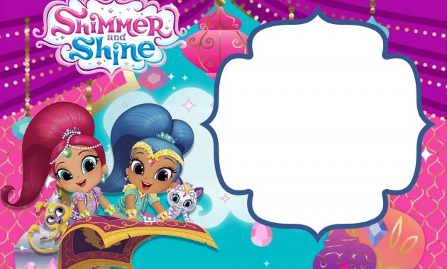 Free Shimmer And Shine Invitation Sofia Free Printable inside measurements 2100 X 1500