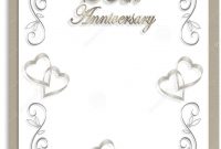 Free Silver Wedding Anniversary Invitations Templates Templates inside proportions 1017 X 1317