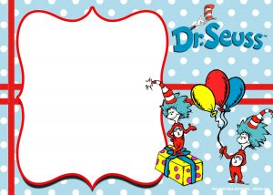 Free Thing 1 And Thing 2 Dr Seuss Invitation Free Printable with size 2100 X 1500