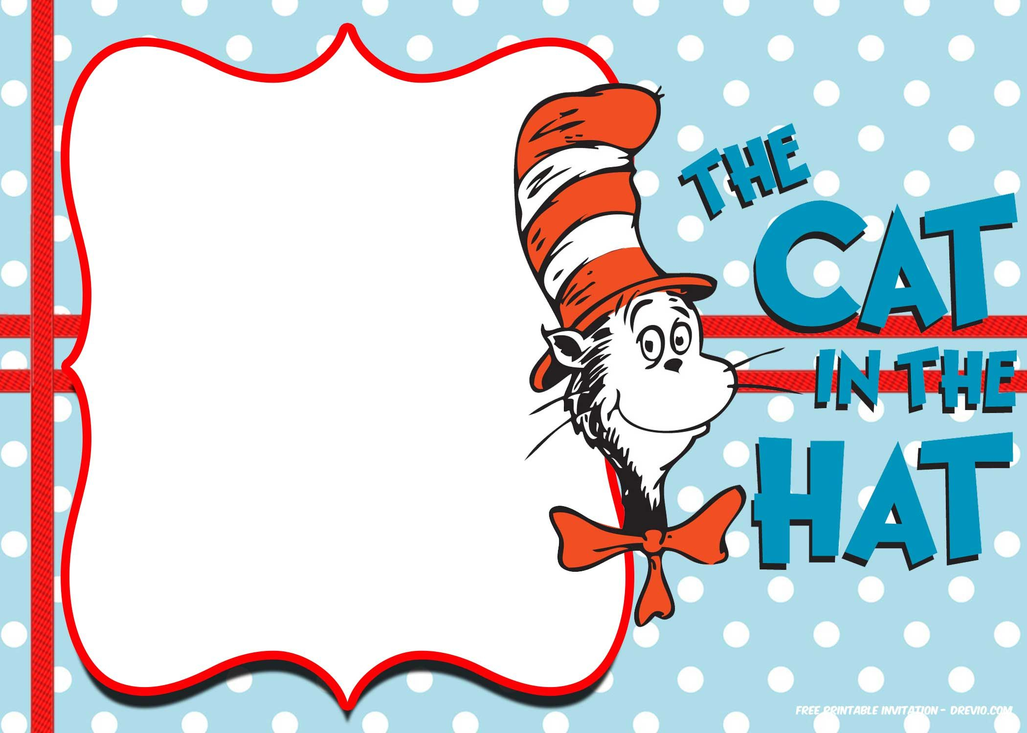 Free Thing 1 And Thing 2 Dr Seuss Invitation Free Printable within proportions 2100 X 1500