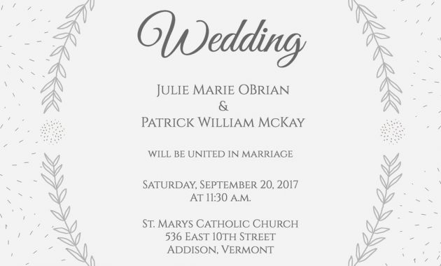 Free Wedding Invitation Templates For Word Free Downloadable Wedding with dimensions 1024 X 1024