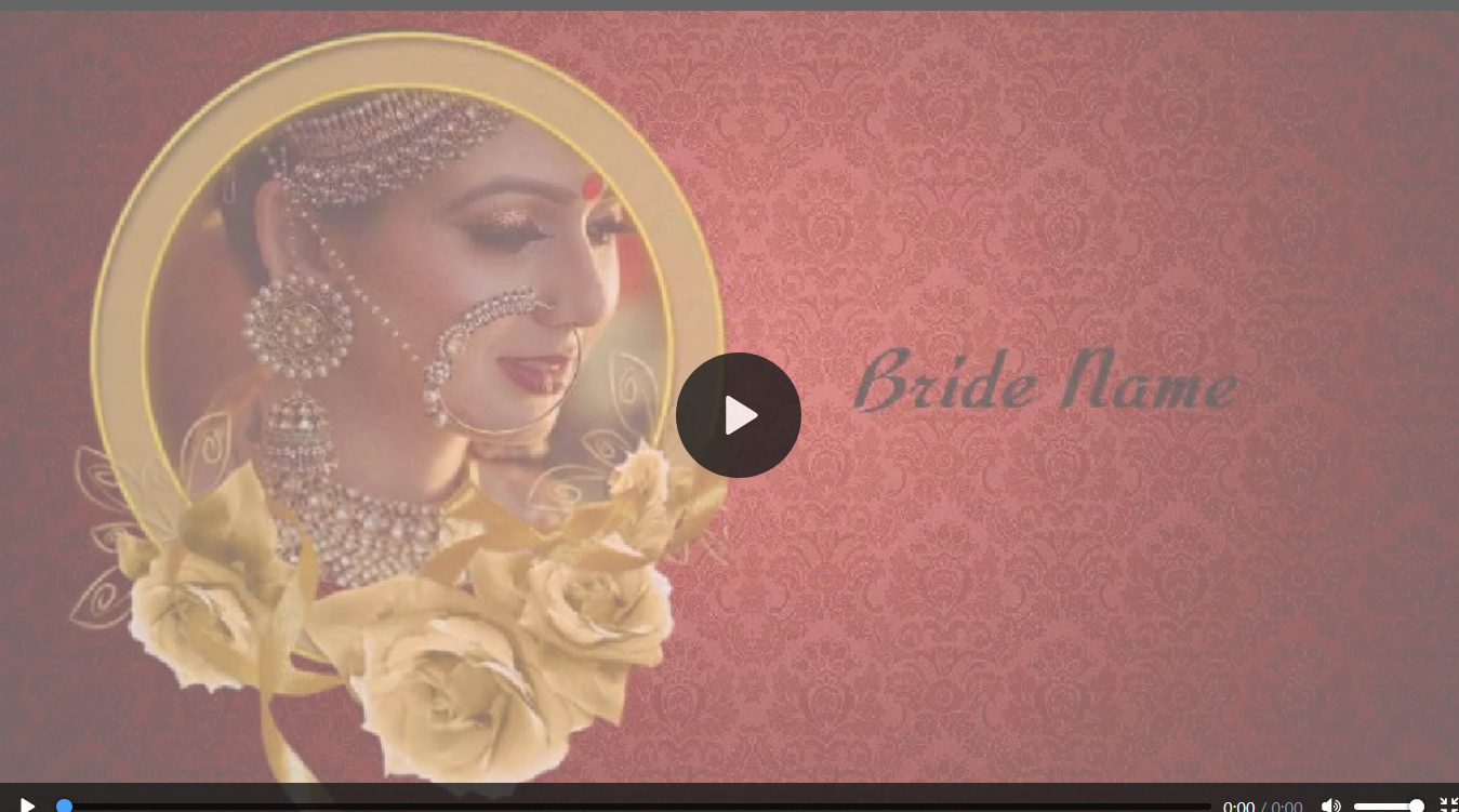 Free Wedding Invitation Video Maker Online Invitations with proportions 1349 X 751