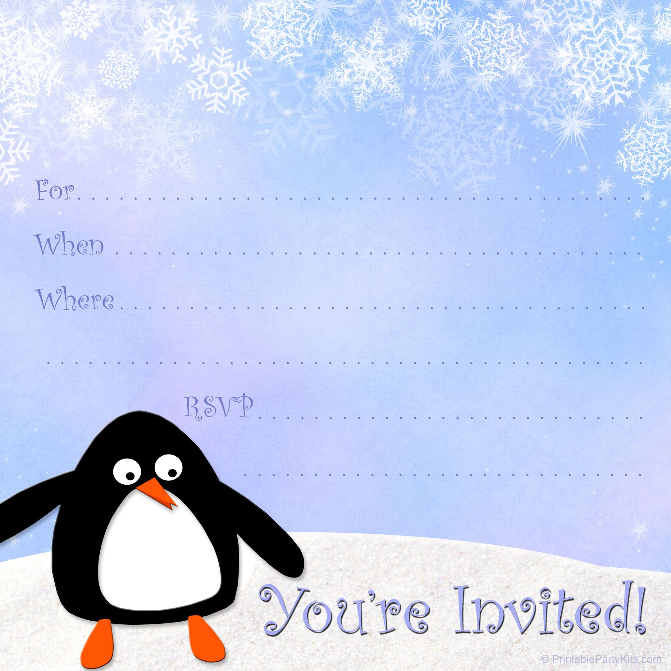 Free Winter Party Invitations Templates Creative Ideas Gifts with size 2160 X 2160