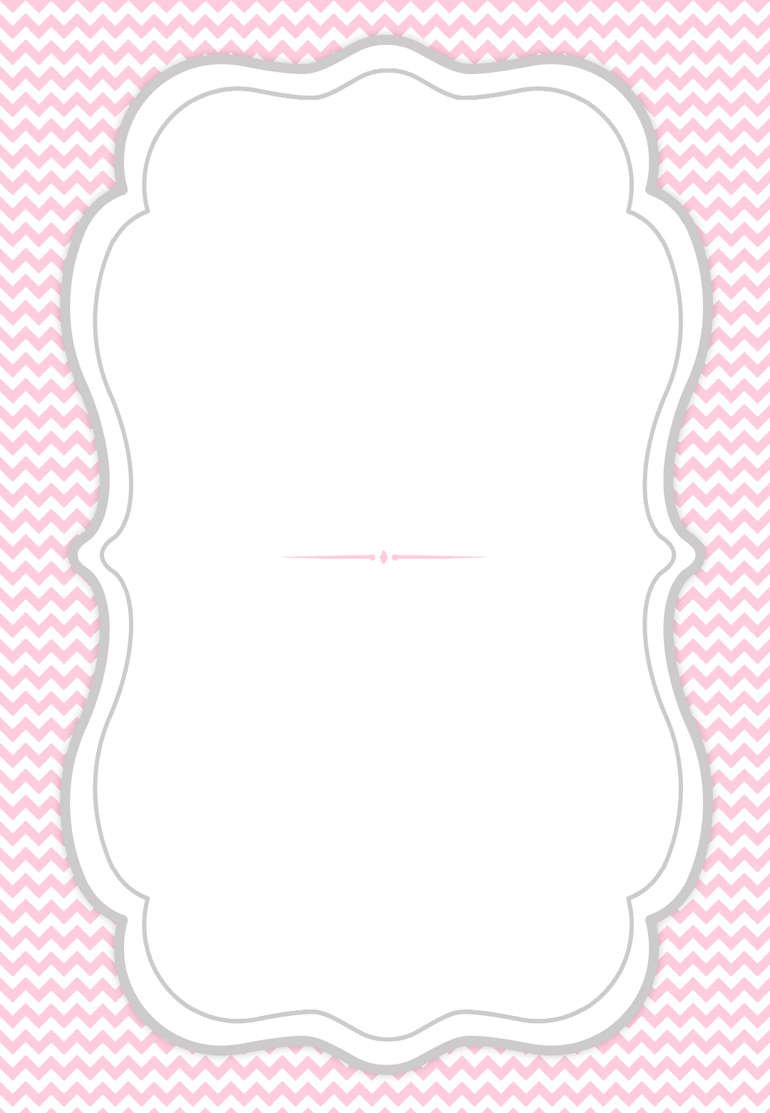 French Curve Frame Free Printable Party Invitation Template throughout sizing 1080 X 1560