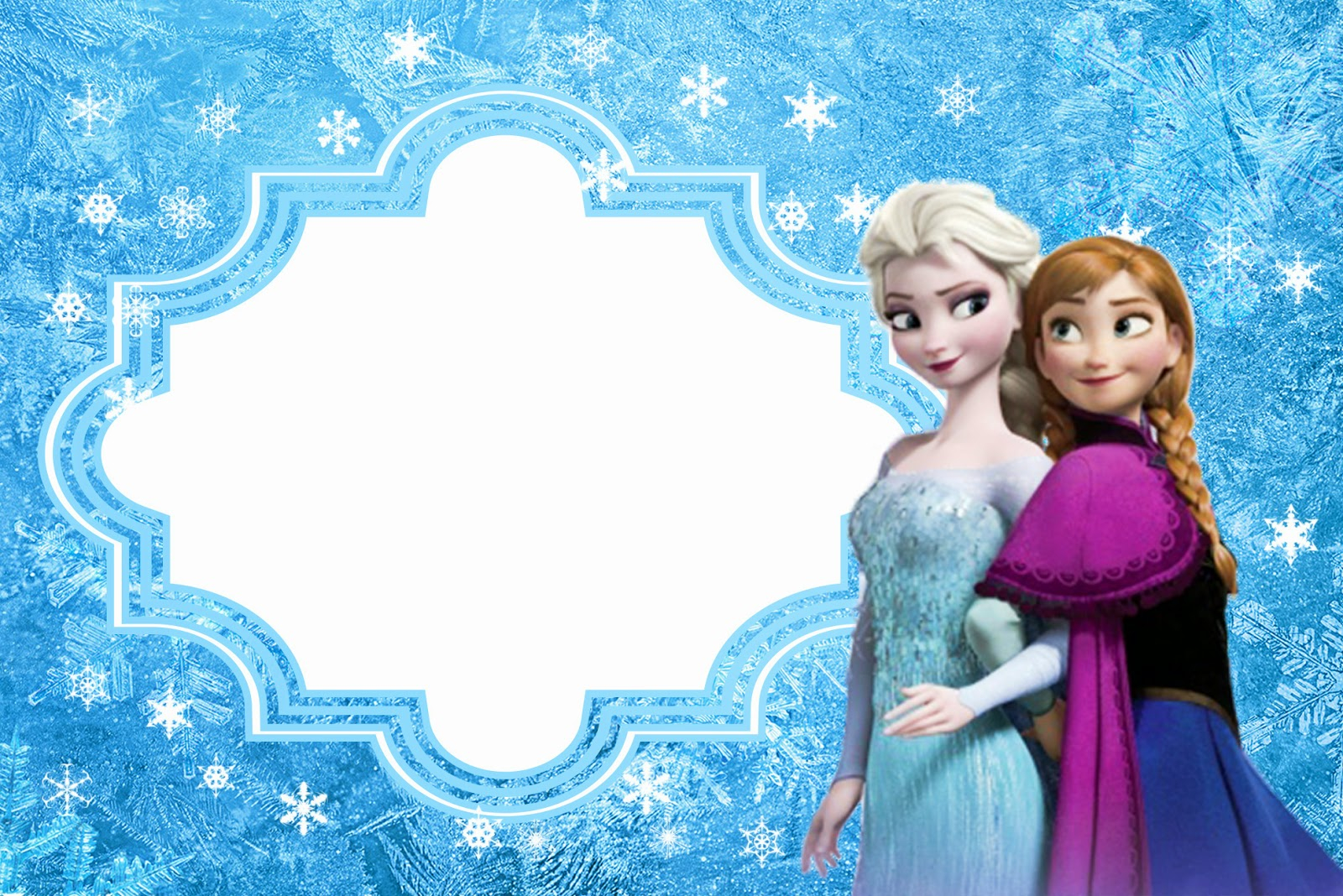 Frozen Free Printable Cards Or Party Invitations Oh My Fiesta inside size 1600 X 1068