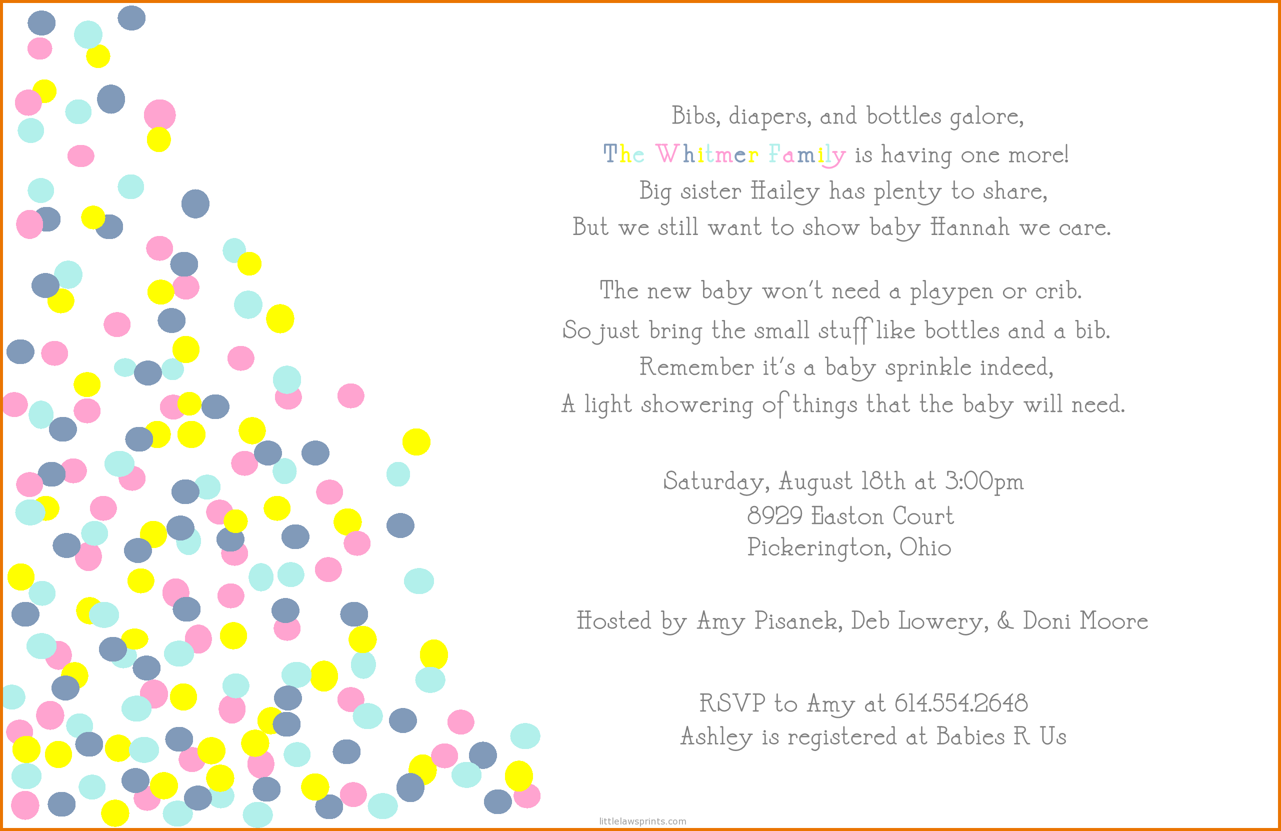 Full Size Of Designsba Shower Invitations Email Wording Also Best within sizing 2562 X 1662
